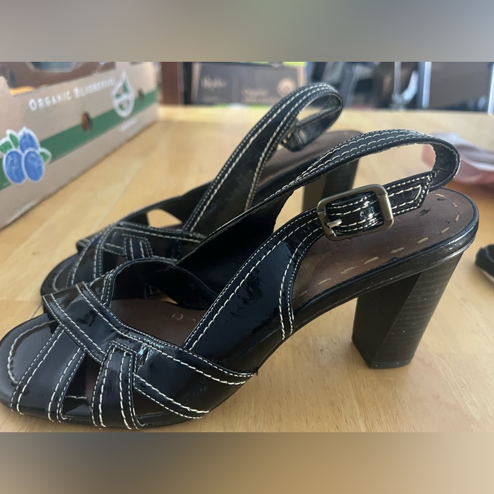 Black high heels